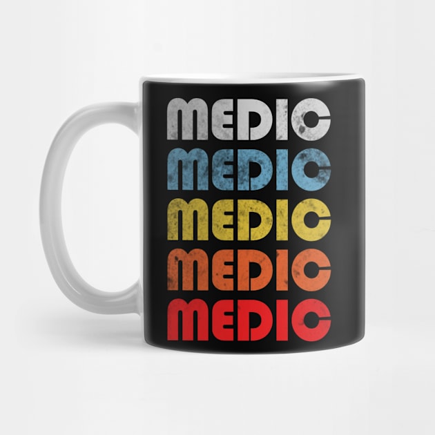 Medic gift retro design. Perfect present for mom dad friend him or her by SerenityByAlex